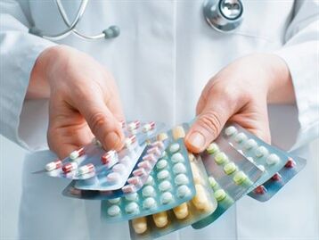 Vários medicamentos para prostatite aguda em homens