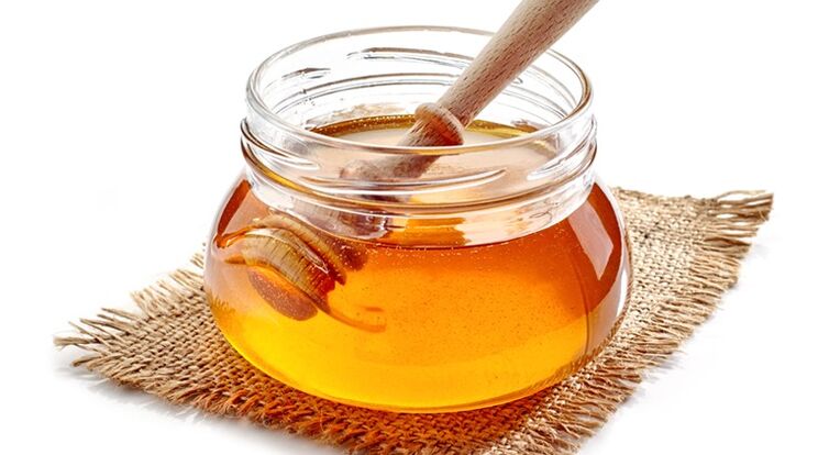 O mel é um produto útil usado para preparar remédios para prostatite. 