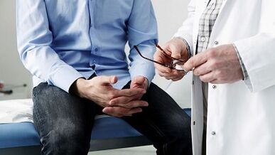 Prevenção secundária de prostatite em homens